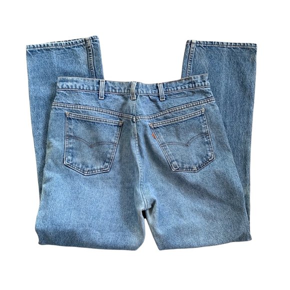 Vintage Orange Tab Light Wash Levi's Perfectly Worn In Jeans - Picture 1 of 16